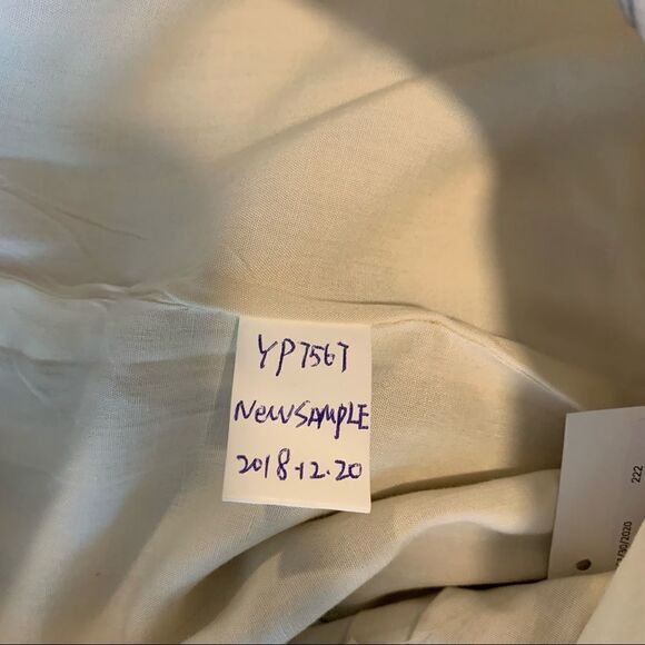 NWT Gilli Wide Leg, Linen Blend Striped Ankle Pants - Picture 4 of 13